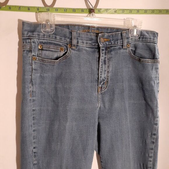 Lauren jeans Co Ralph Lauren blue denim jeans size 10 classic straight leg pants - Picture 2 of 9
